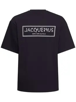 JACQUEMUS: Синяя футболка 