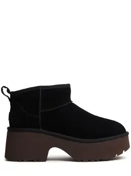 UGG: Чёрные ботинки  Ultra Mini