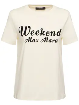 WEEKEND MAX MARA: Чёрная футболка 