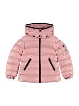 MONCLER: Розовая куртка  Bady