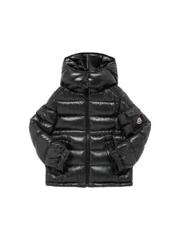 MONCLER: Чёрная куртка  Maire