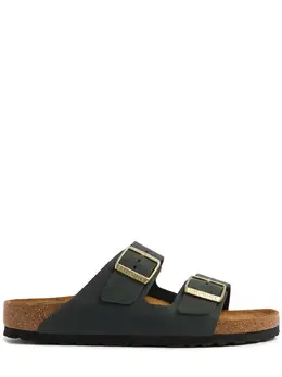 BIRKENSTOCK: Зелёные сандалии  Arizona Oiled