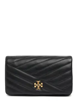 TORY BURCH: Чёрный кошелёк  Kira Chevron