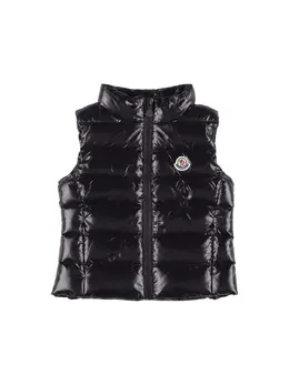 MONCLER: Чёрный жилет  Ghany