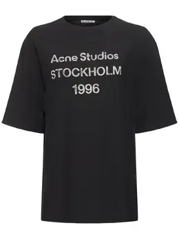 ACNE STUDIOS: Хлопковая футболка  1996