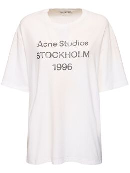 ACNE STUDIOS: Хлопковая футболка  1996