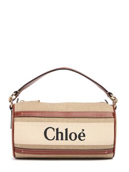 CHLOÉ: Белая сумка  Woody