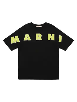 MARNI JUNIOR: Хлопковая футболка 