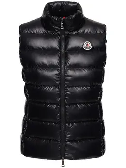 MONCLER: Чёрный жилет  Ghany