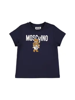 MOSCHINO: Хлопковая футболка 