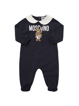 MOSCHINO: Хлопковый комбинезон 