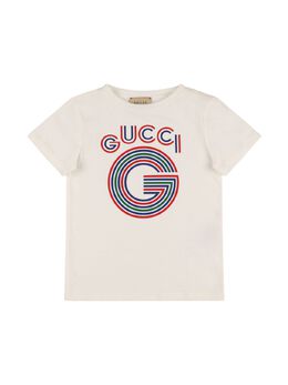 GUCCI: Хлопковая футболка 