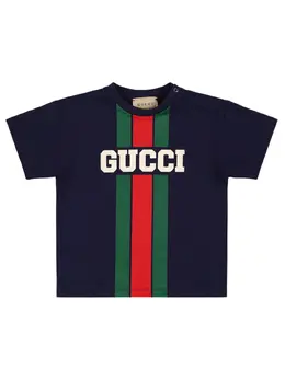 GUCCI: Хлопковая футболка 