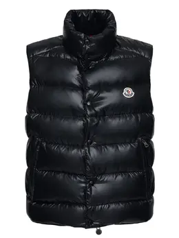 MONCLER: Чёрный жилет  Tibb