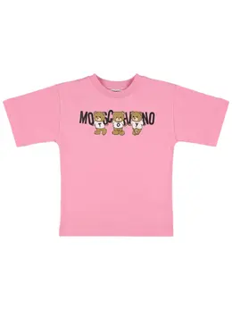 MOSCHINO: Хлопковая футболка 