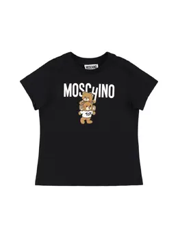 MOSCHINO: Хлопковая футболка 