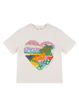 STELLA MCCARTNEY KIDS: Хлопковая футболка 