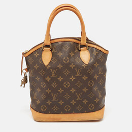 Louis Vuitton: Коричневая сумка  Lockit PM