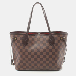 Louis Vuitton: Коричневая сумка-шоппер  Neverfull