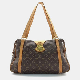 Louis Vuitton: Коричневая сумка 