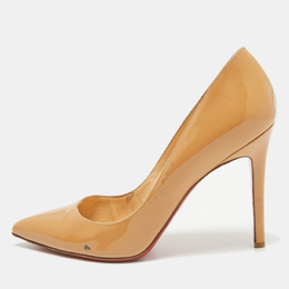 Christian Louboutin: Бежевые туфли  Pigalle