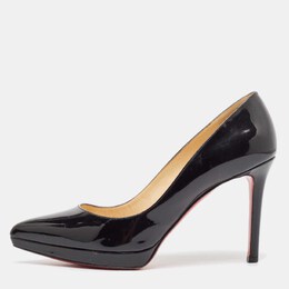 Christian Louboutin: Чёрные туфли  Pigalle