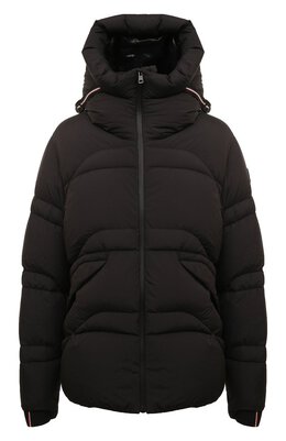 Moncler: Пуховик с воротником 