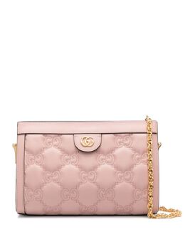 Gucci: Розовая сумка  GG