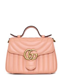 Gucci: Розовая сумка  GG Marmont