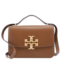 Tory Burch: Коричневая сумка  Eleanor