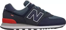 New Balance: Синие кроссовки  574