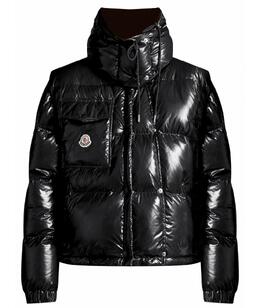 MONCLER: Белый пуховик 