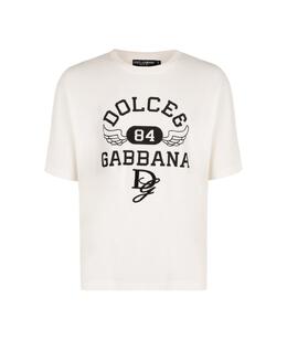 DOLCE&GABBANA: Футболка с вышивкой 