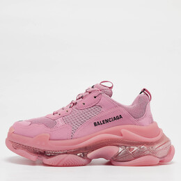 Balenciaga: Розовые кроссовки  Triple S Clear Sole