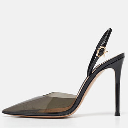 Gianvito Rossi: Чёрные туфли  Ribbon