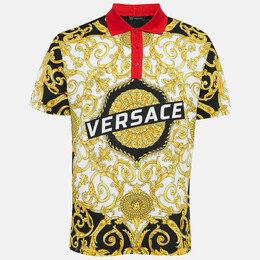 Versace: Чёрное поло  Baroque