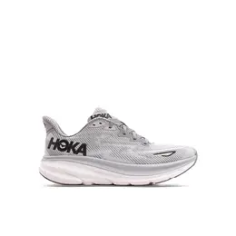 HOKA: Серые кроссовки 