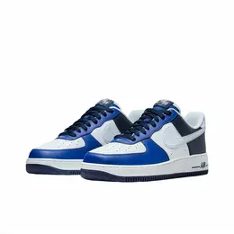 NIKE: Синие кроссовки  Air Force 1