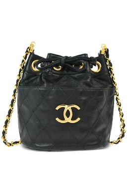 CHANEL Pre-Owned: Чёрная сумка 