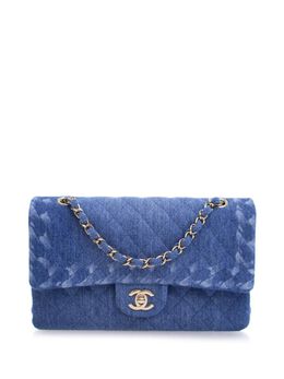 CHANEL Pre-Owned: Голубая сумка 