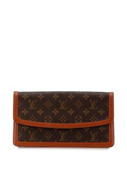 Louis Vuitton Pre-Owned: Коричневый клатч 