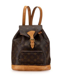 Louis Vuitton Pre-Owned: Коричневый рюкзак 