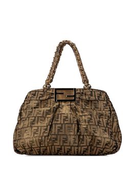 Fendi Pre-Owned: Сумка-шоппер с принтом 