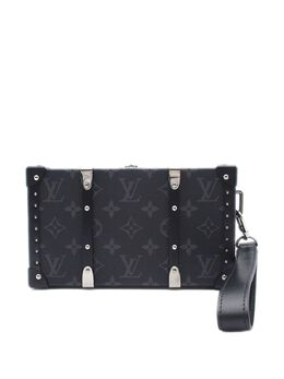 Louis Vuitton Pre-Owned: Чёрный кошелёк 