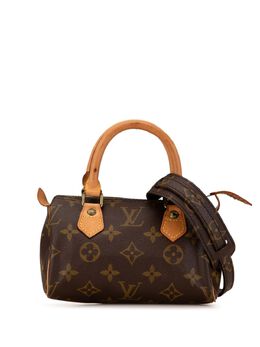 Louis Vuitton Pre-Owned: Коричневая сумка 