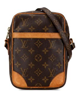 Louis Vuitton Pre-Owned: Коричневая сумка через плечо 