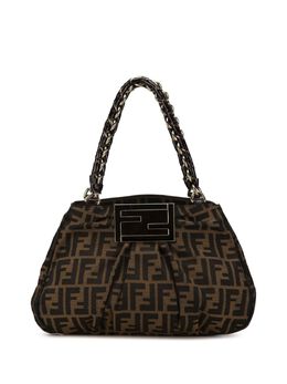 Fendi Pre-Owned: Коричневая сумка-шоппер 