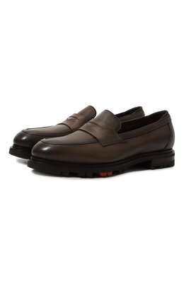 Santoni: Коричневые туфли 