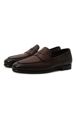 Santoni: Коричневые туфли  Carlos