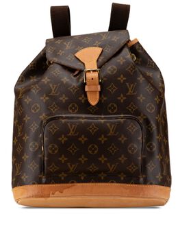 Louis Vuitton Pre-Owned: Коричневый рюкзак 